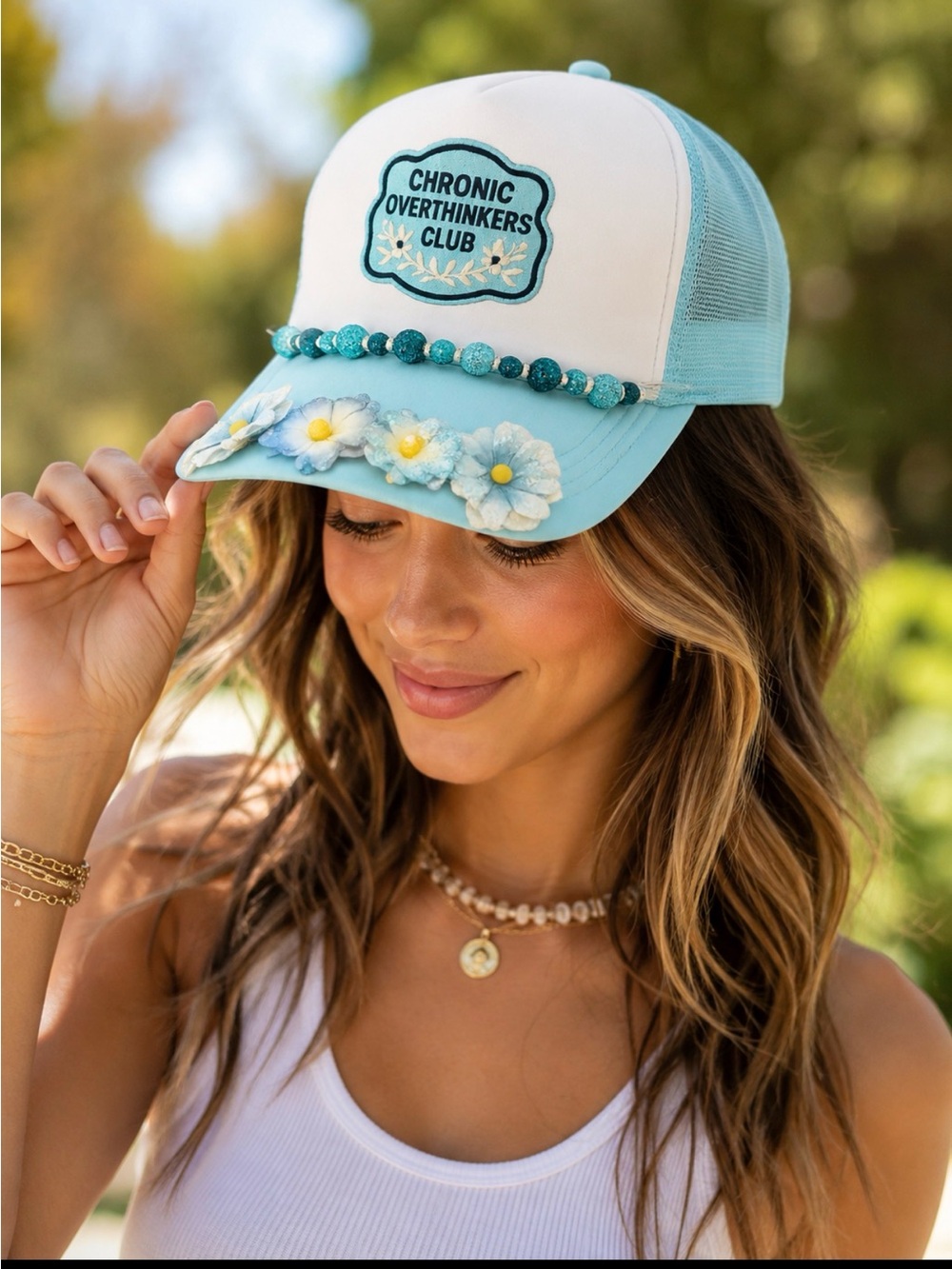 Hand crafted trucker hat
